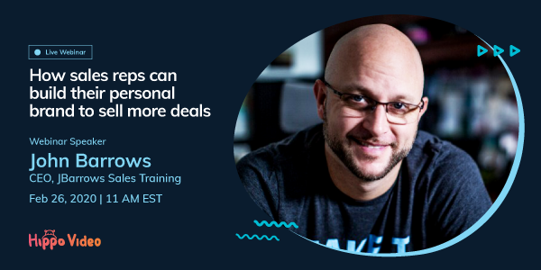 How sales reps can build their personal brand to sell more deals webinar Thumbnail